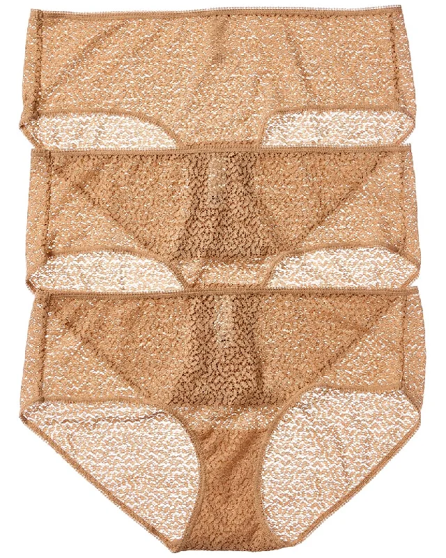 DKNY 3pk Modern Lace Hipster